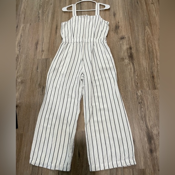 XS LOFT White & Grey Striped Jumpsuit— Perfect Outfit for Summer!! - Picture 9 of 9